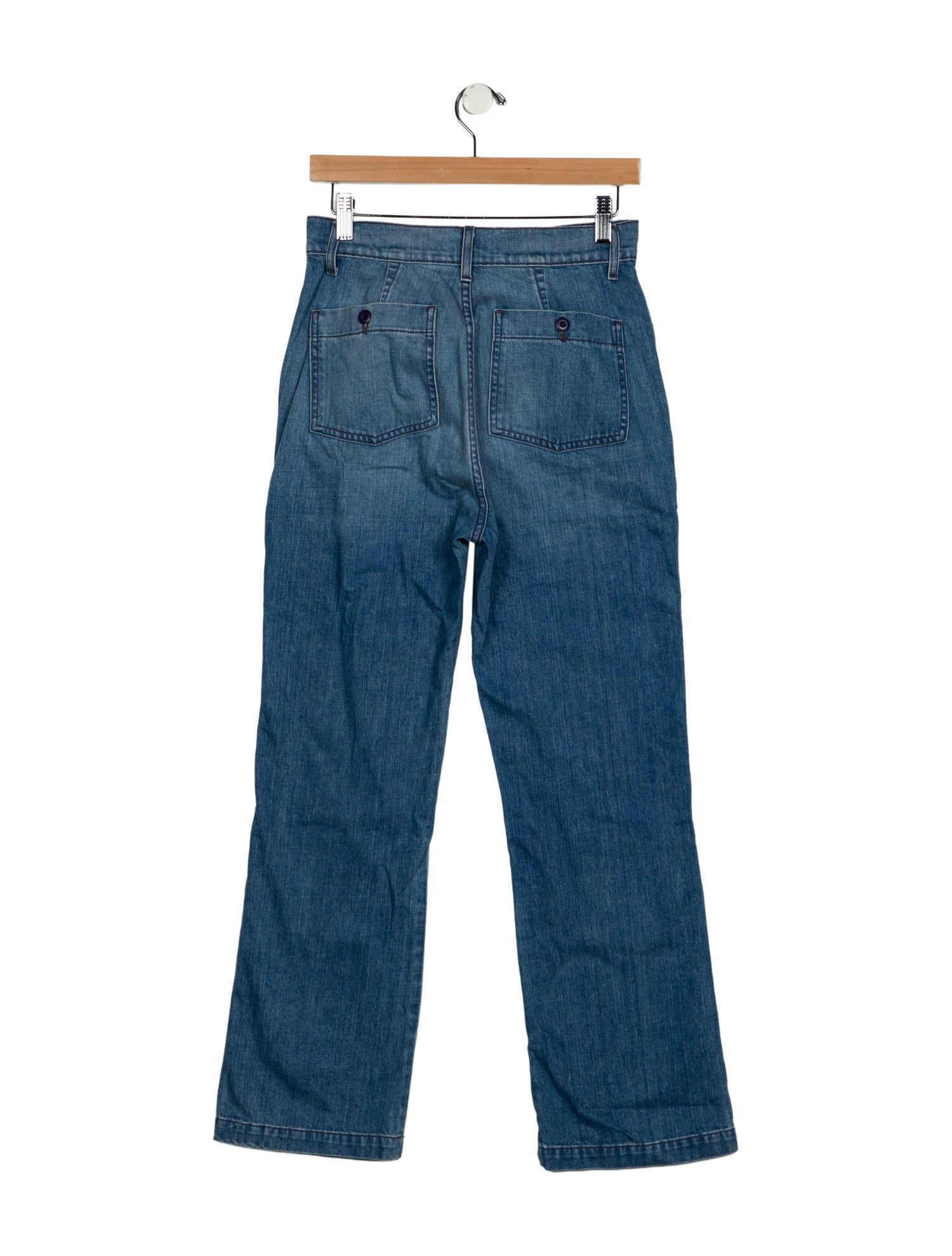 DÔEN High-Rise Straight Leg Jeans