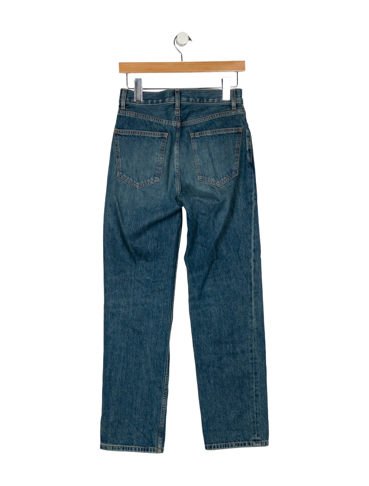 DÔEN Mid-Rise Straight Leg Jeans