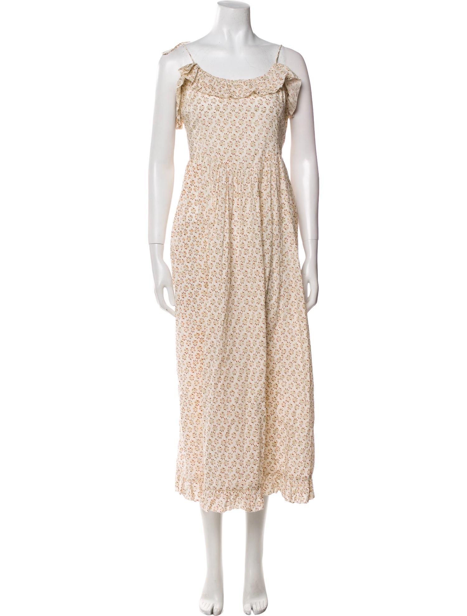 DÔEN Floral Print Long Dress