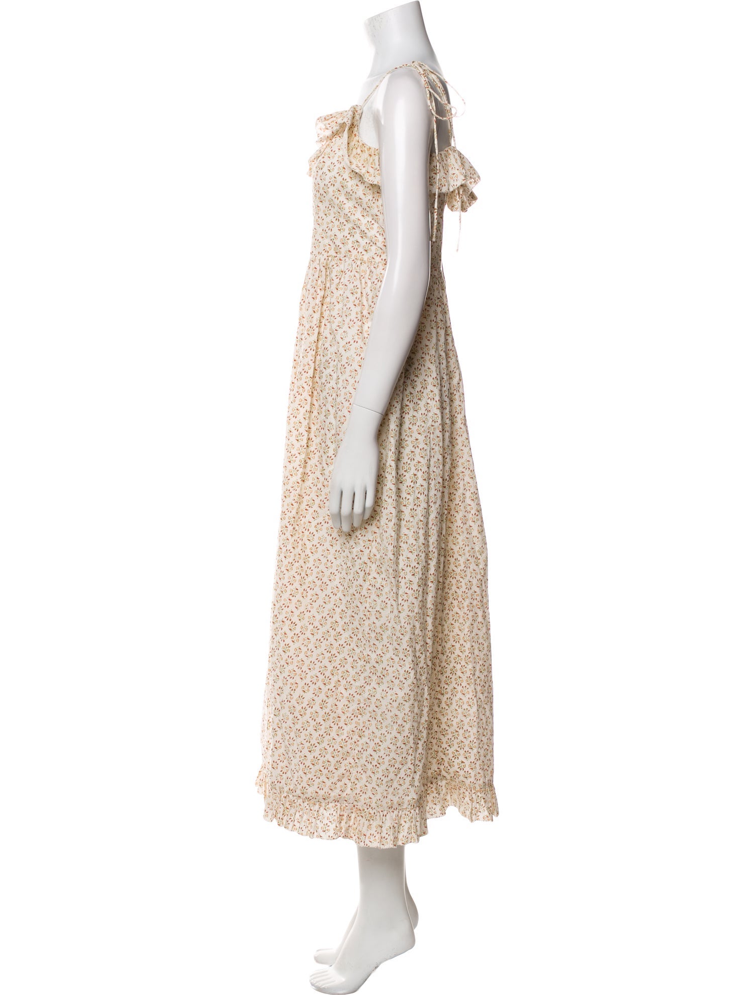 DÔEN Floral Print Long Dress