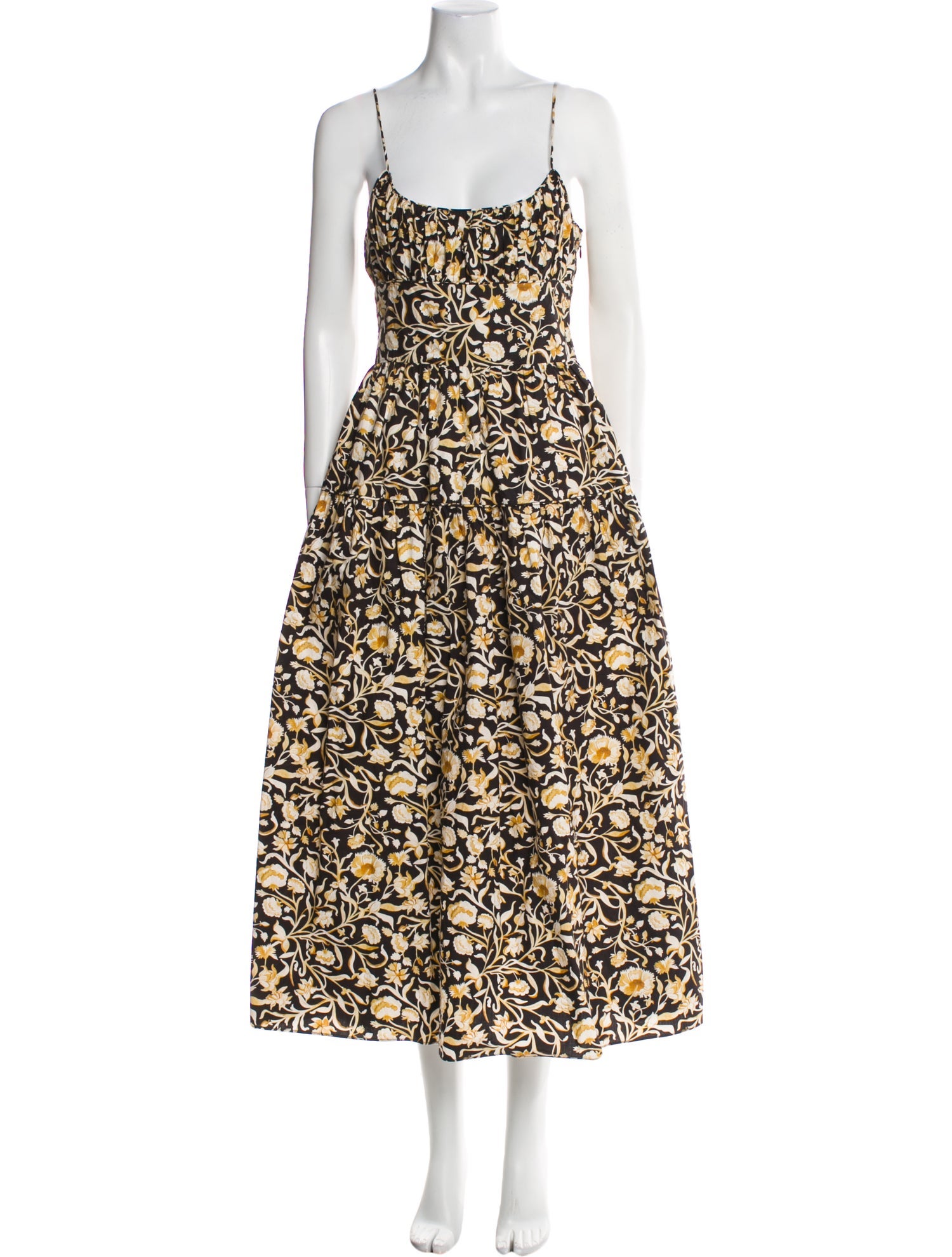 DÔEN Floral Print Long Dress