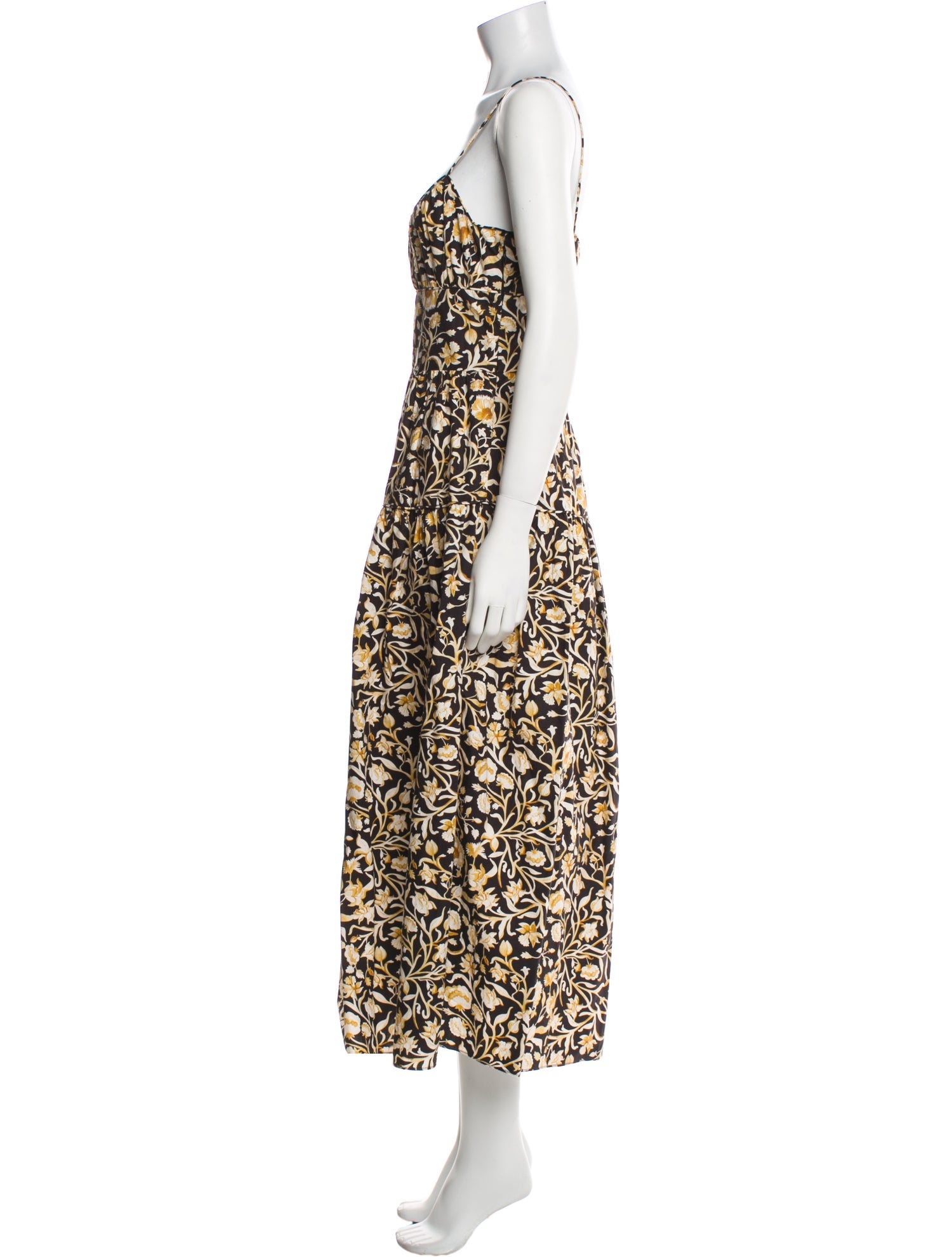 DÔEN Floral Print Long Dress