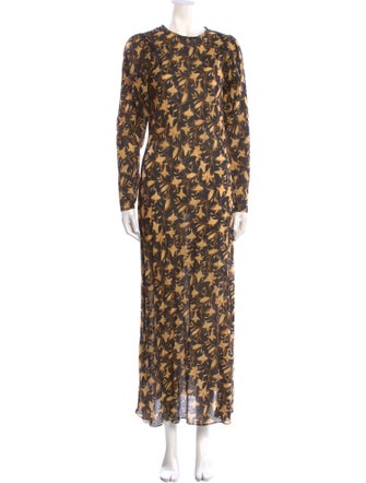 DÔEN Floral Print Long Dress