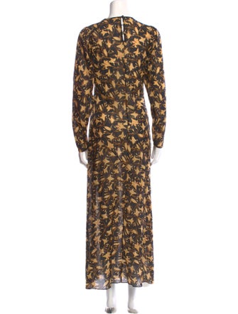 DÔEN Floral Print Long Dress