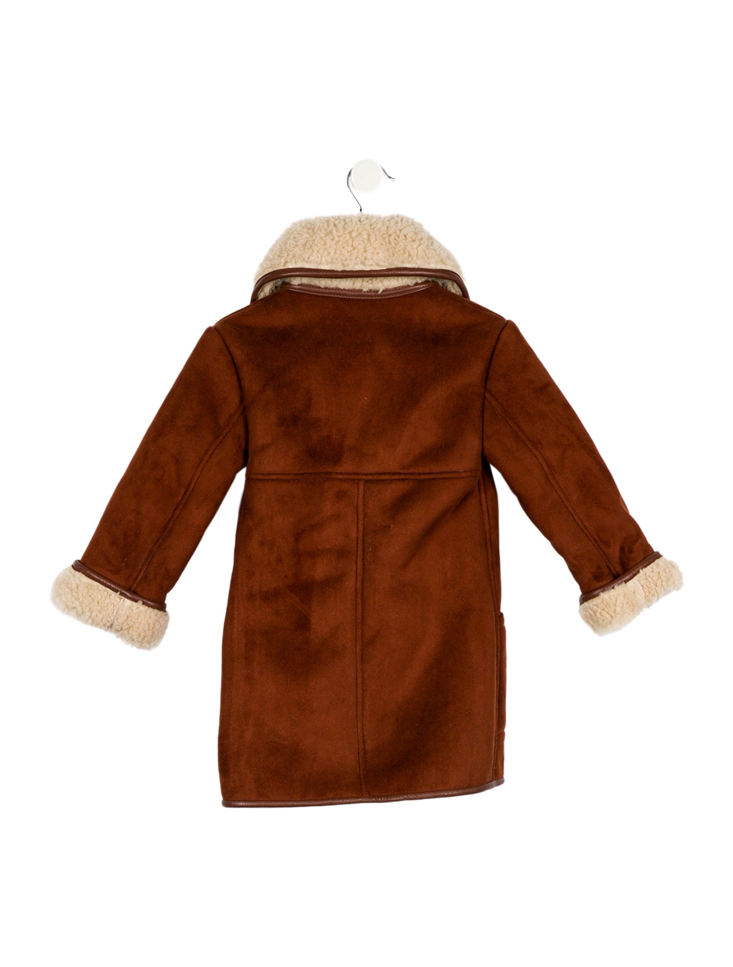 DÔEN Toddler Girls' Suede Little Woodland Coat W/Tags