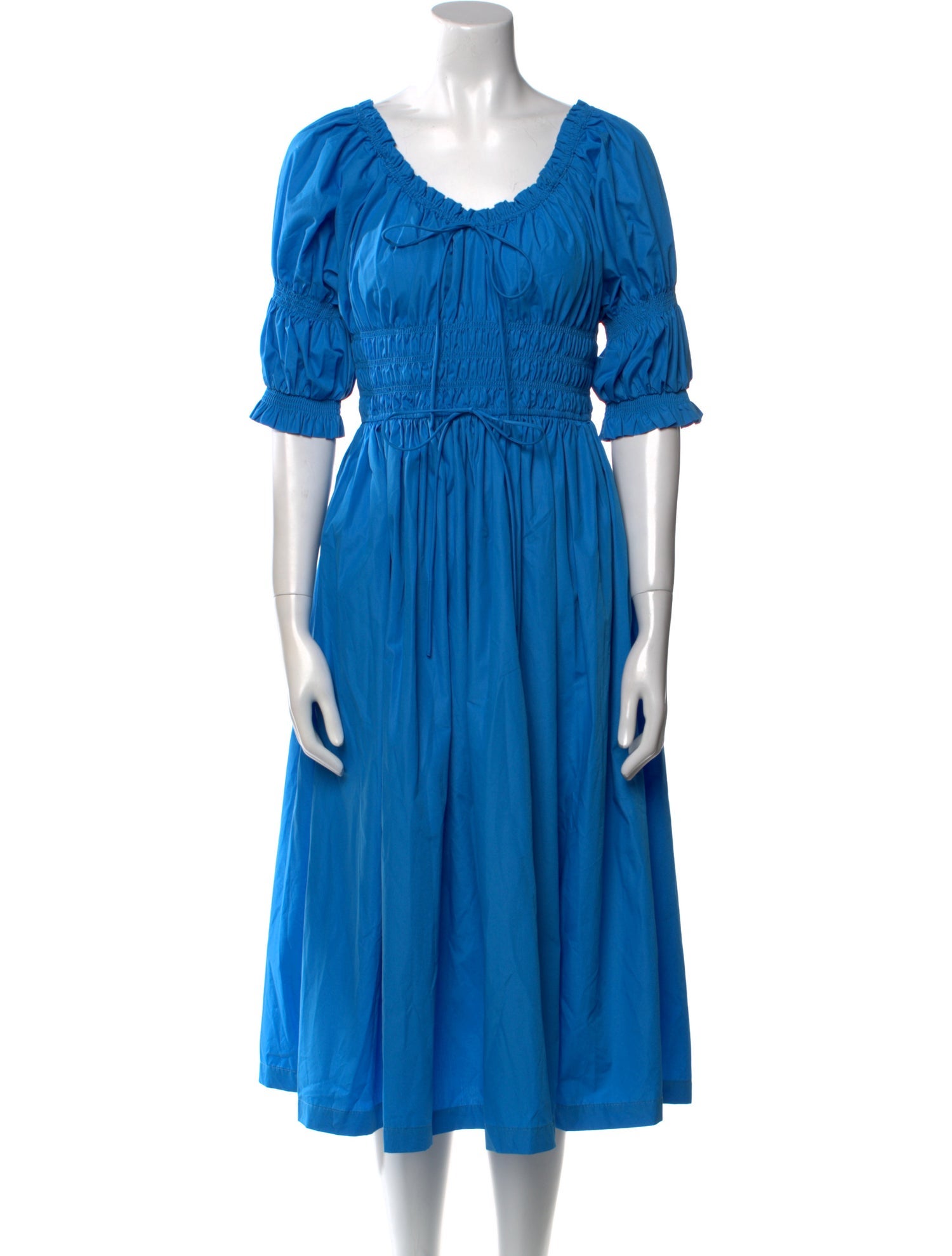 DÔEN Scoop Neck Midi Length Dress