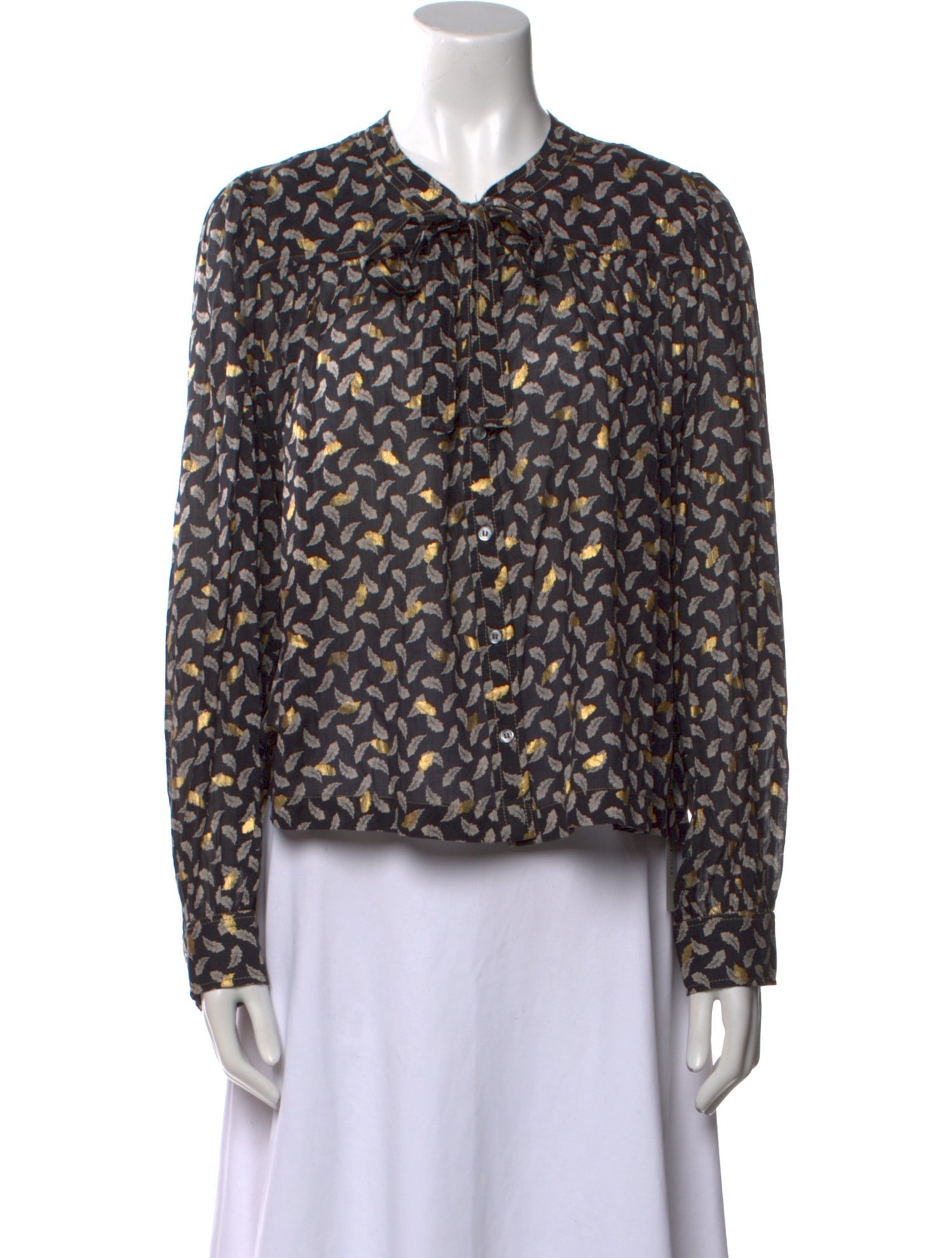 DÔEN Norma Printed Blouse w/ Tags