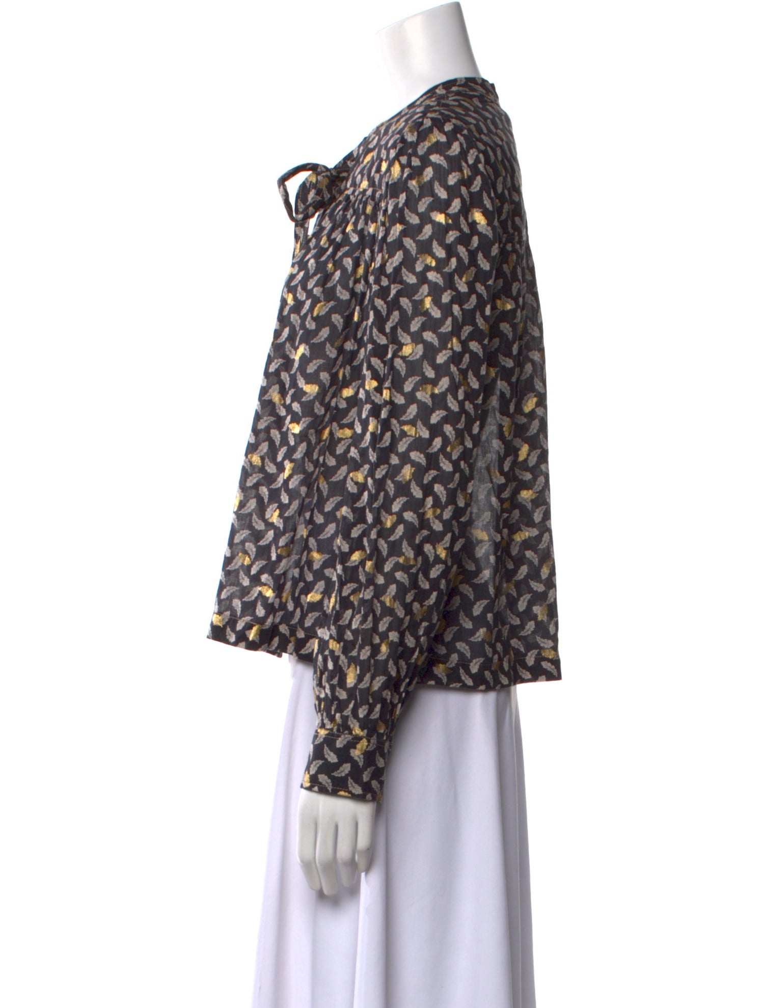 DÔEN Norma Printed Blouse w/ Tags