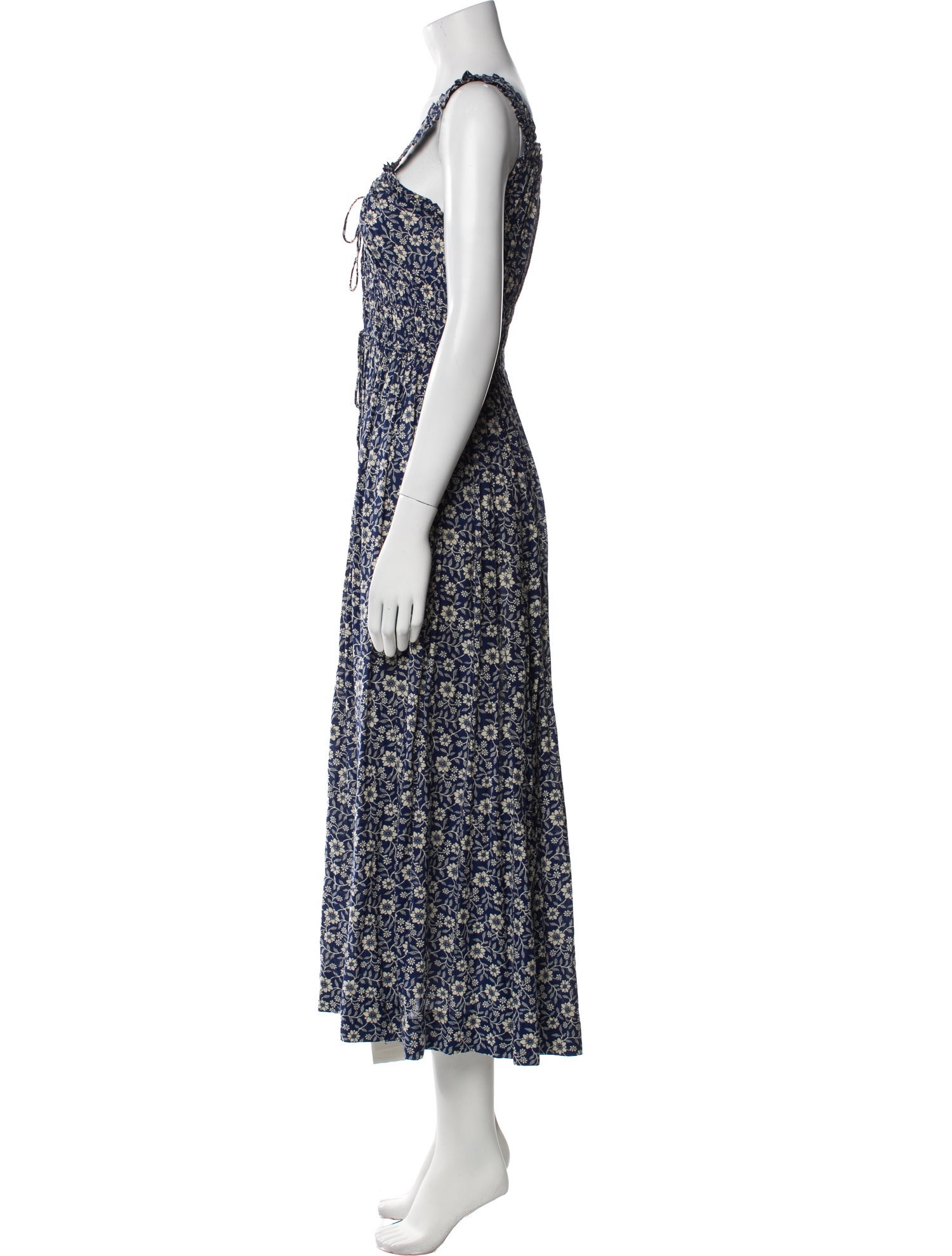 DÔEN Floral Print Long Dress