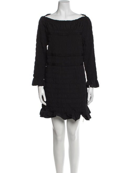 DÔEN Bateau Neckline Mini Dress