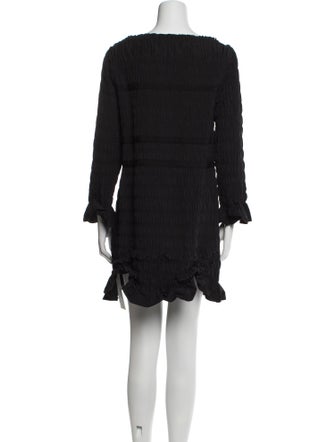 DÔEN Bateau Neckline Mini Dress