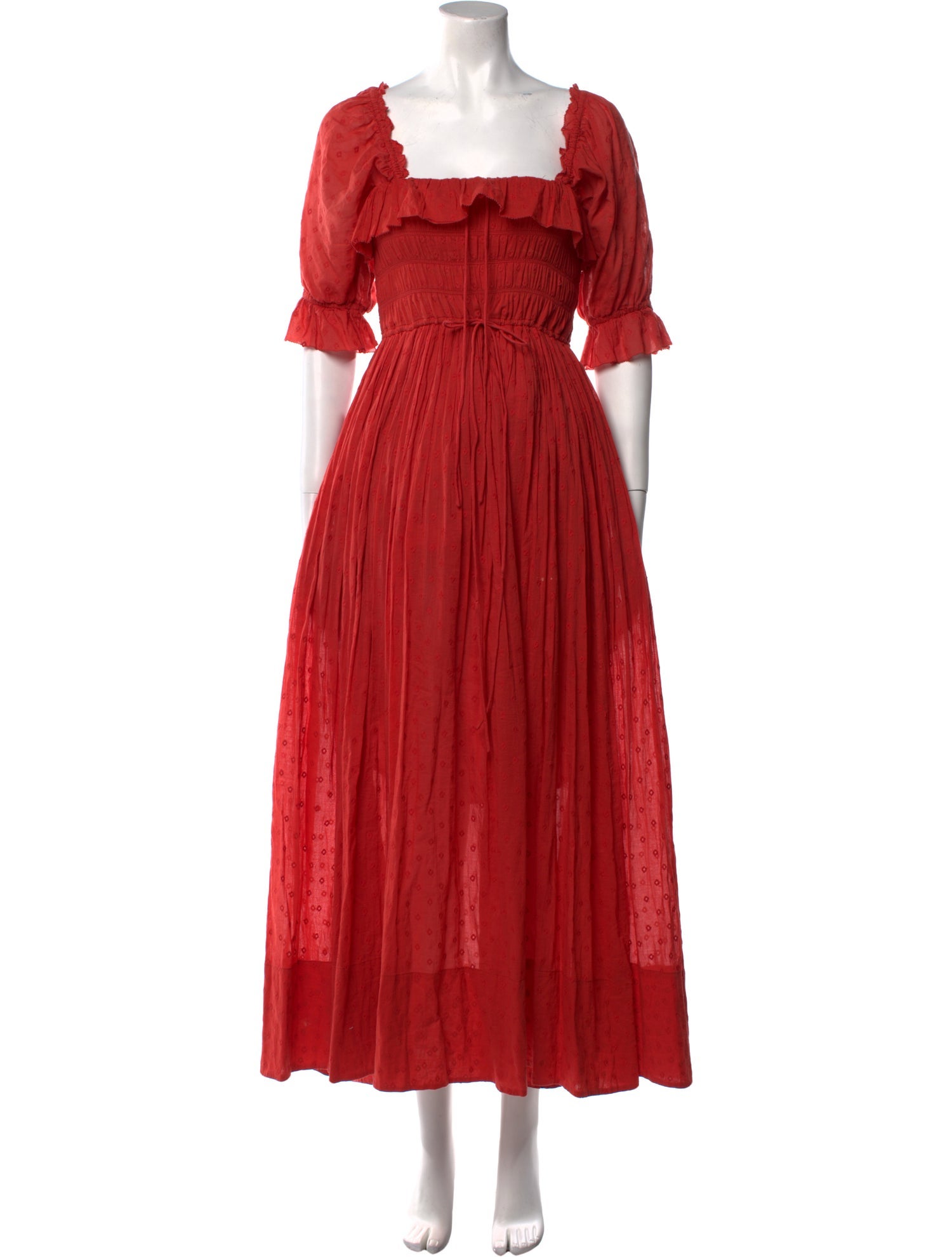 DÔEN Square Neckline Long Dress