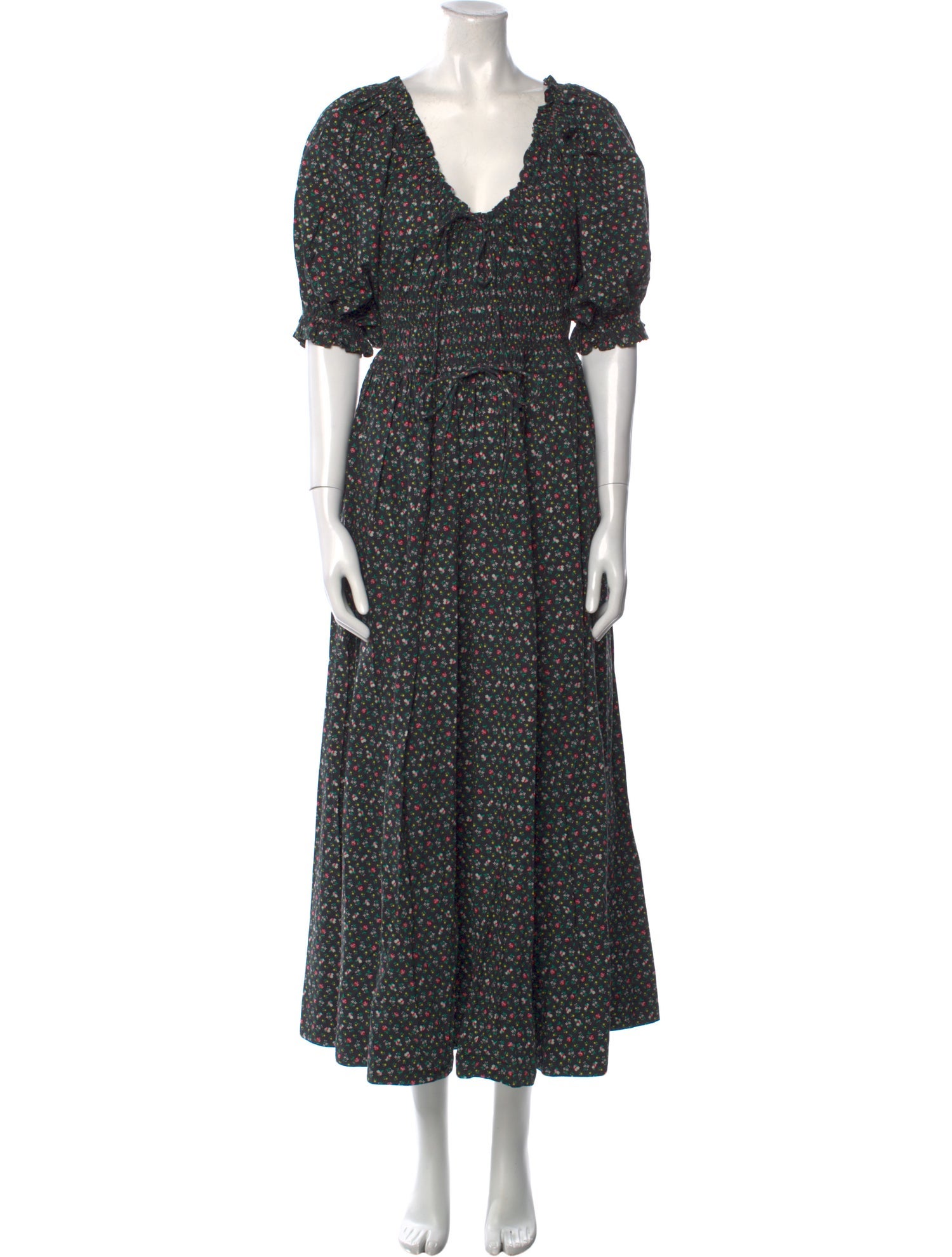 DÔEN Floral Print Long Dress