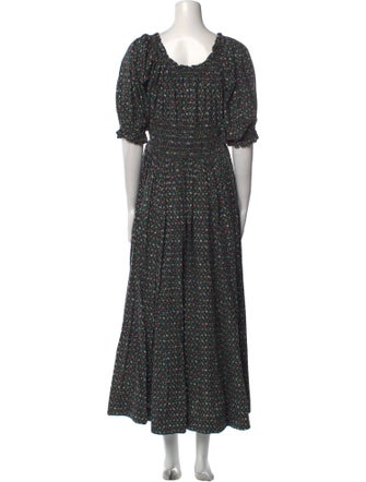 DÔEN Floral Print Long Dress