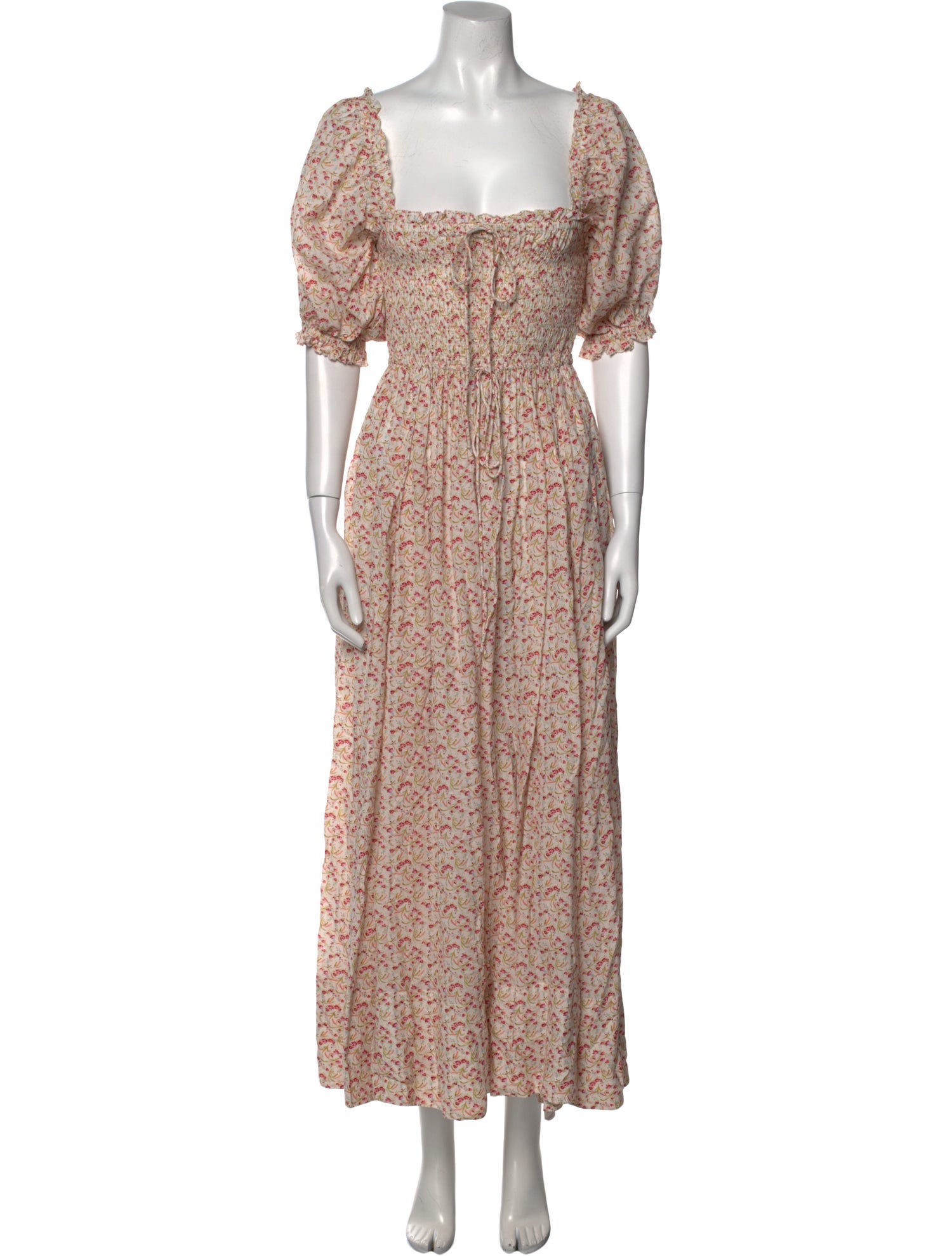 DÔEN Floral Print Long Dress