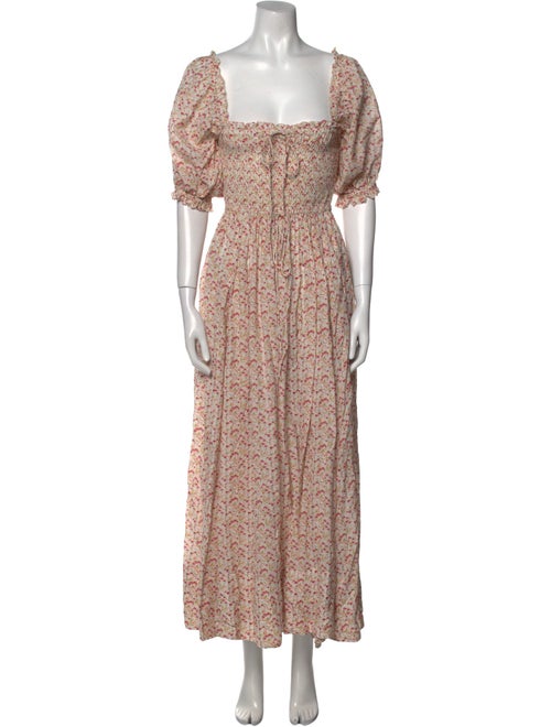 DÔEN Floral Print Long Dress