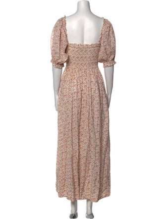 DÔEN Floral Print Long Dress