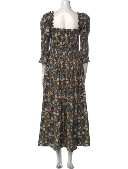 DÔEN Floral Print Long Dress