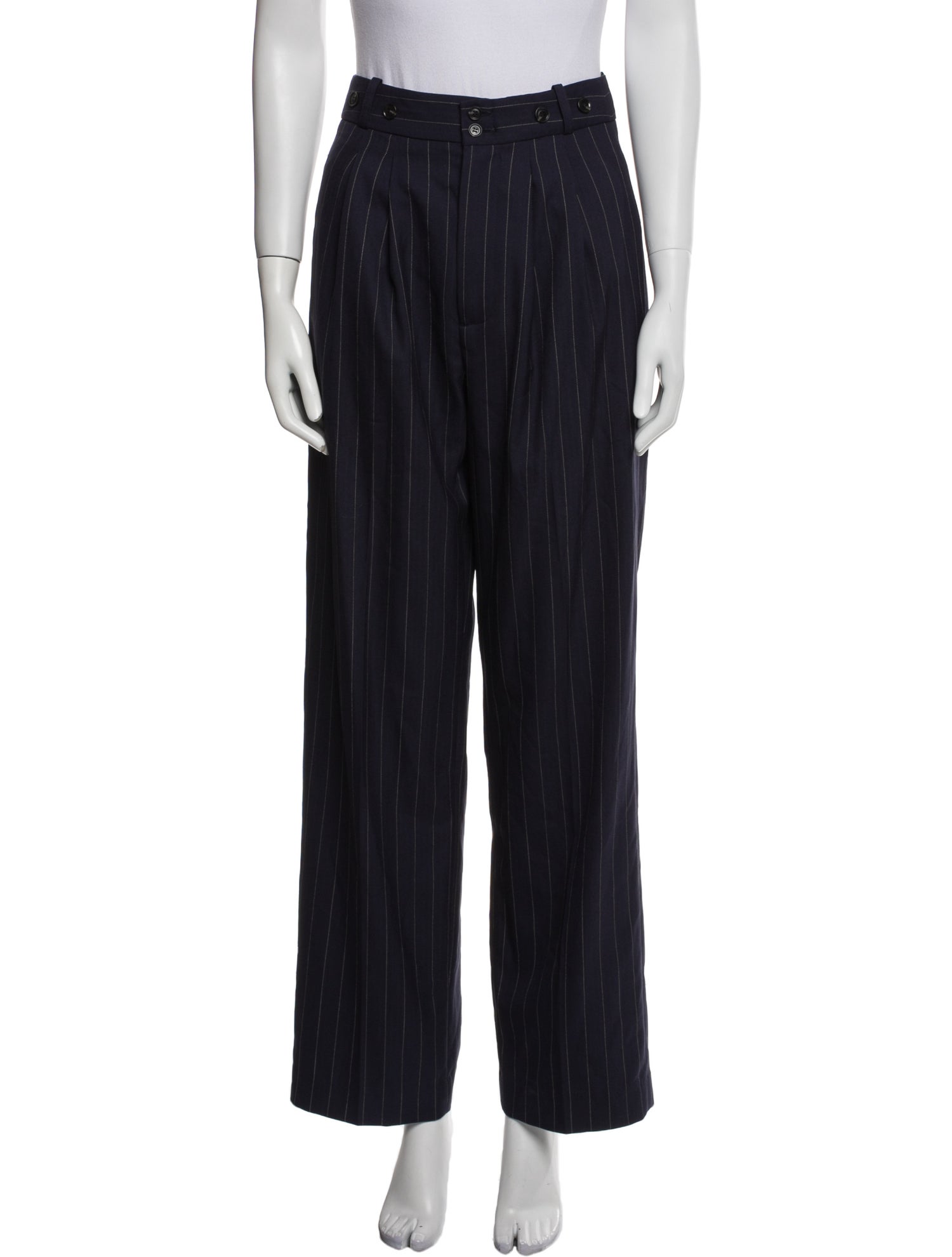 DÔEN Striped Straight Leg Pants