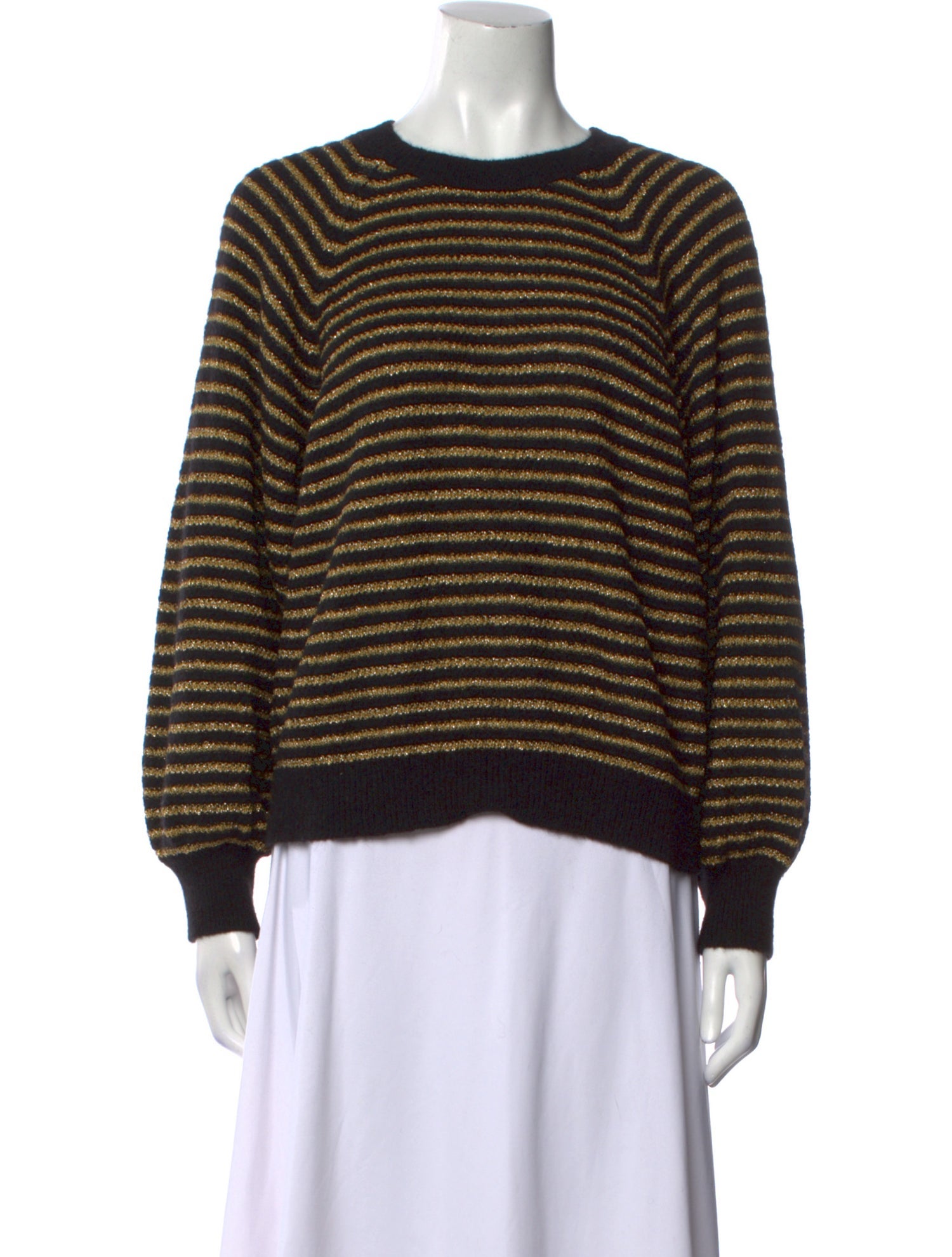 DÔEN Striped Crew Neck Sweater