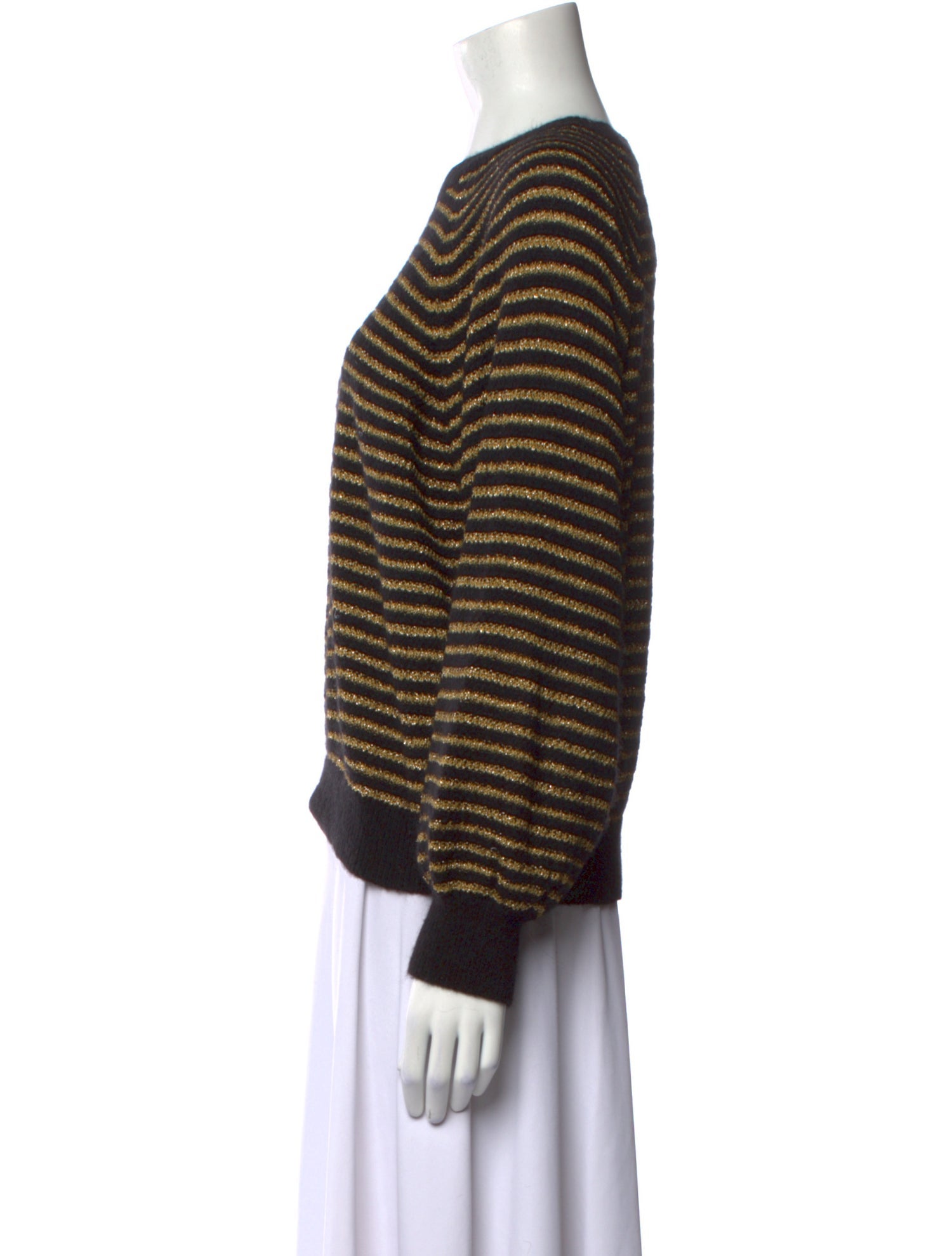 DÔEN Striped Crew Neck Sweater