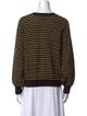 DÔEN Striped Crew Neck Sweater