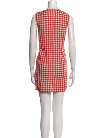 DÔEN Plaid Print Mini Dress