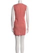 DÔEN Plaid Print Mini Dress
