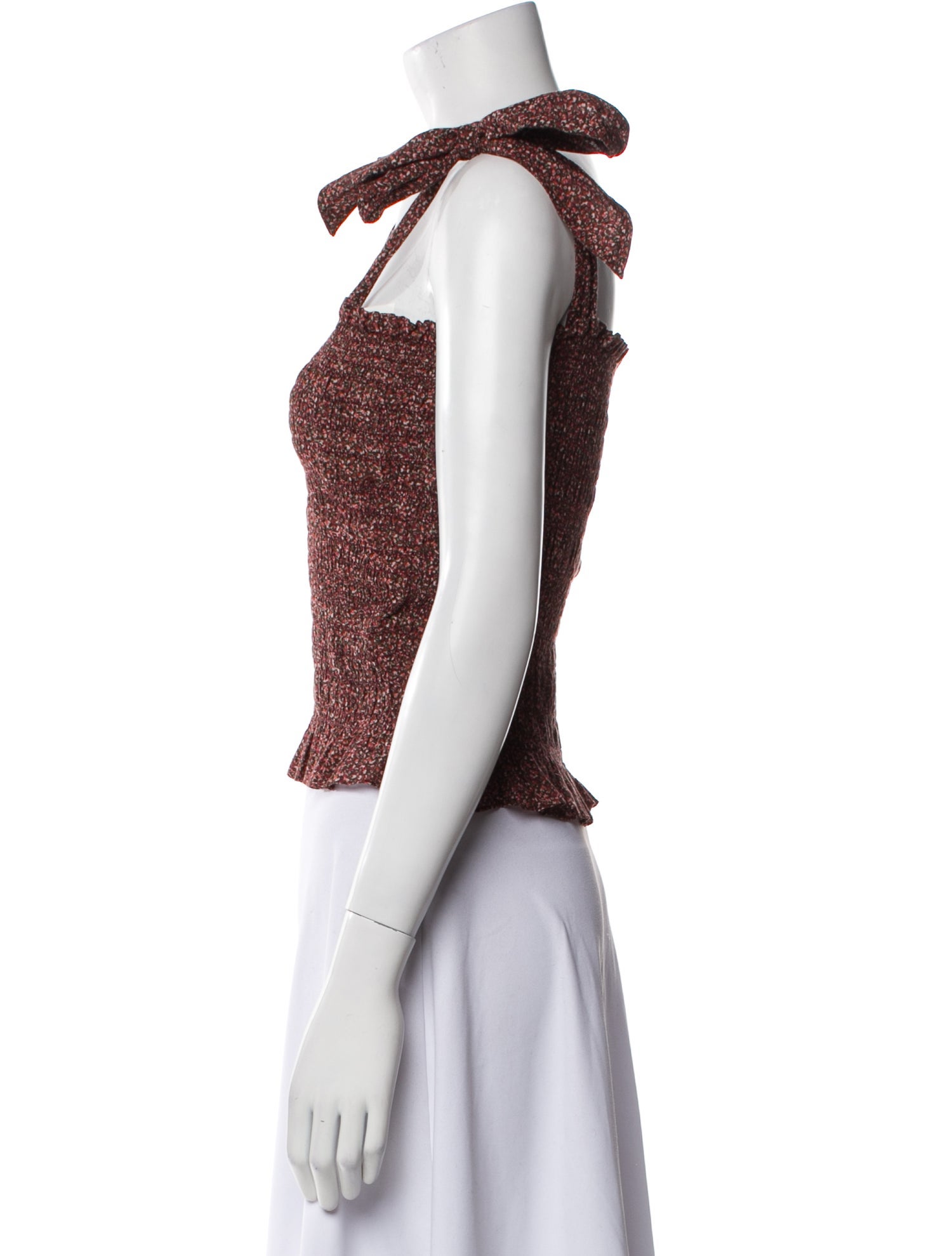 DÔEN Square Neckline Sleeveless Crop Top