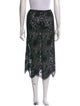 DÔEN Lace Pattern Midi Length Skirt