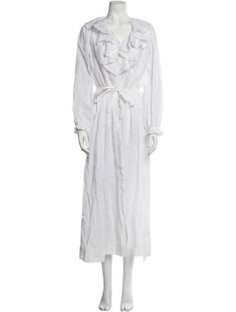 DÔEN V-Neck Long Dress