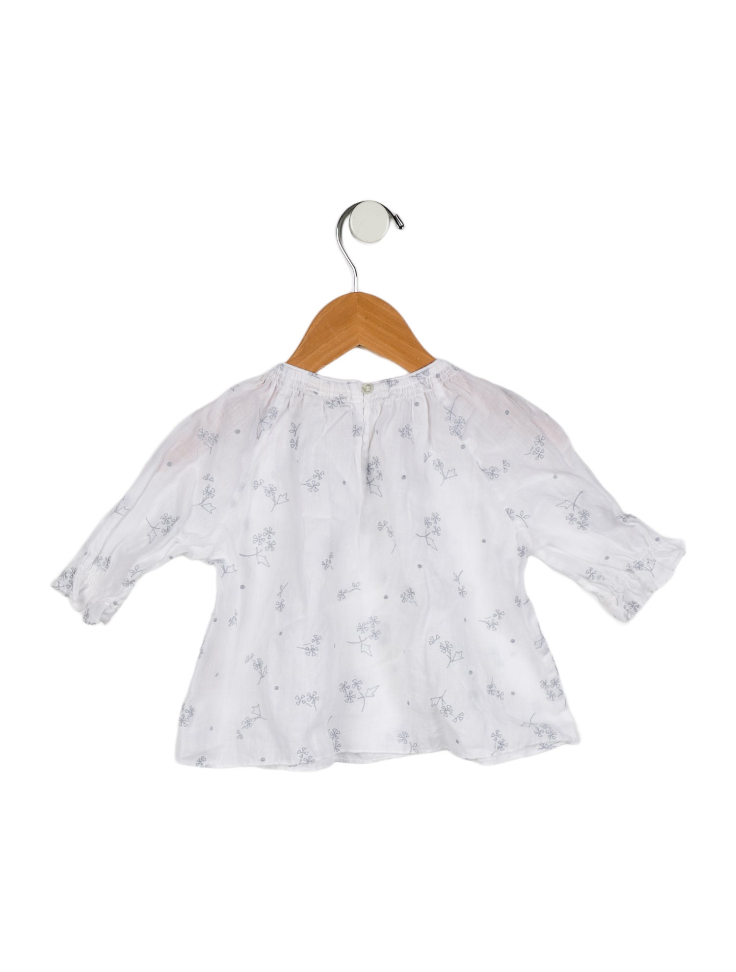 DÔEN Girls' Short Sleeve Printed Shirt