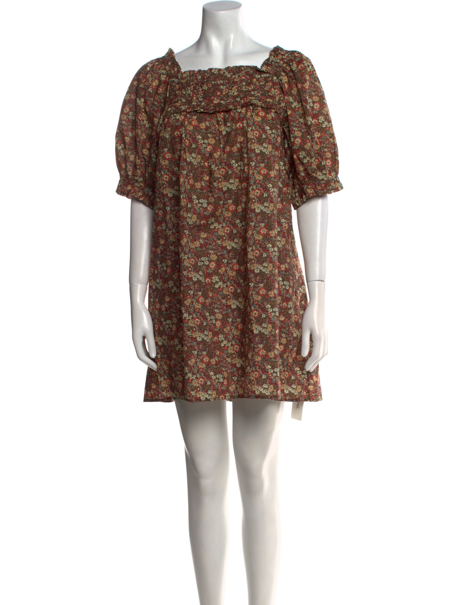 DÔEN Floral Print Mini Dress