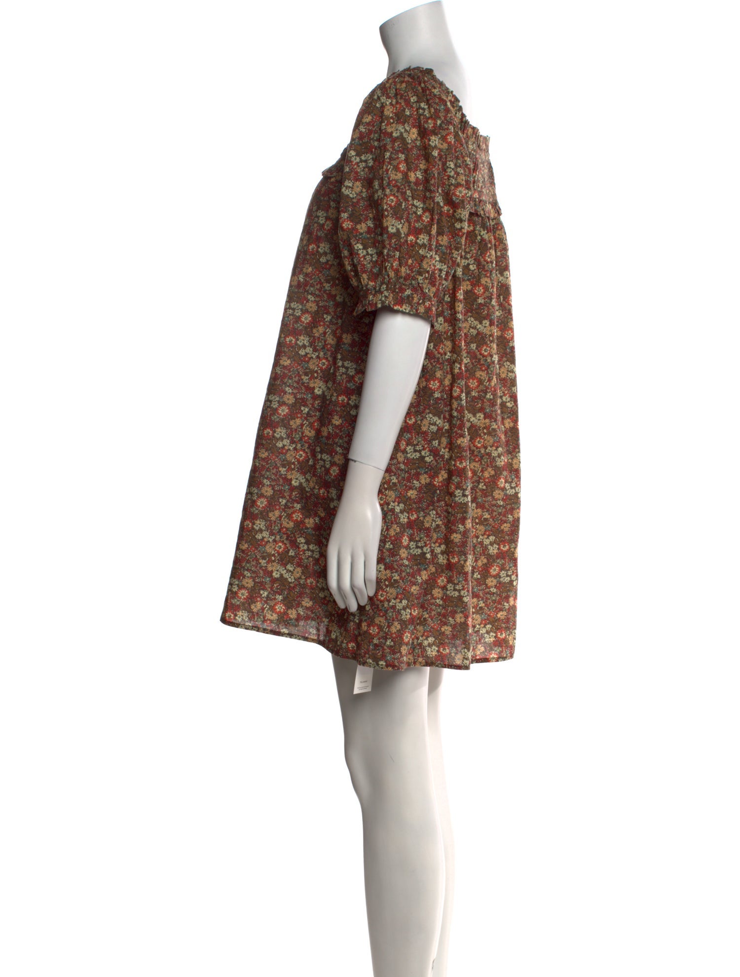 DÔEN Floral Print Mini Dress