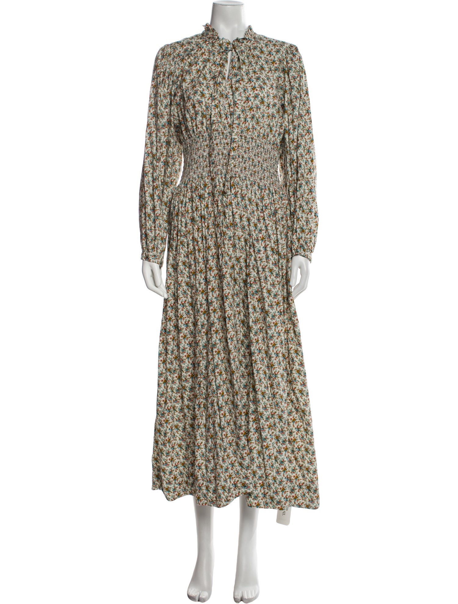 DÔEN Floral Print Long Dress