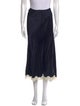 DÔEN Silk Midi Length Skirt