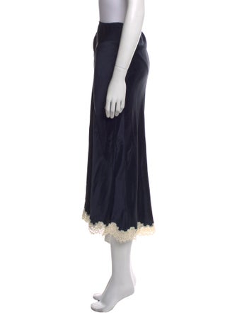 DÔEN Silk Midi Length Skirt