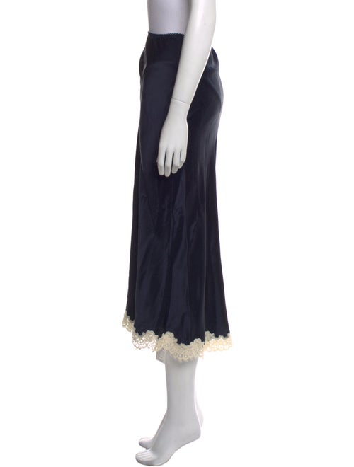 DÔEN Silk Midi Length Skirt
