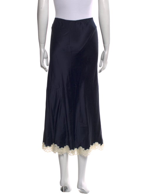 DÔEN Silk Midi Length Skirt