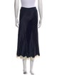 DÔEN Silk Midi Length Skirt