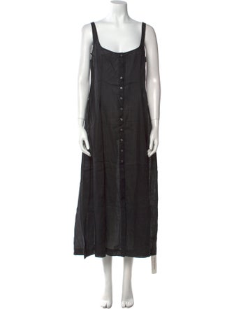 DÔEN Scoop Neck Long Dress