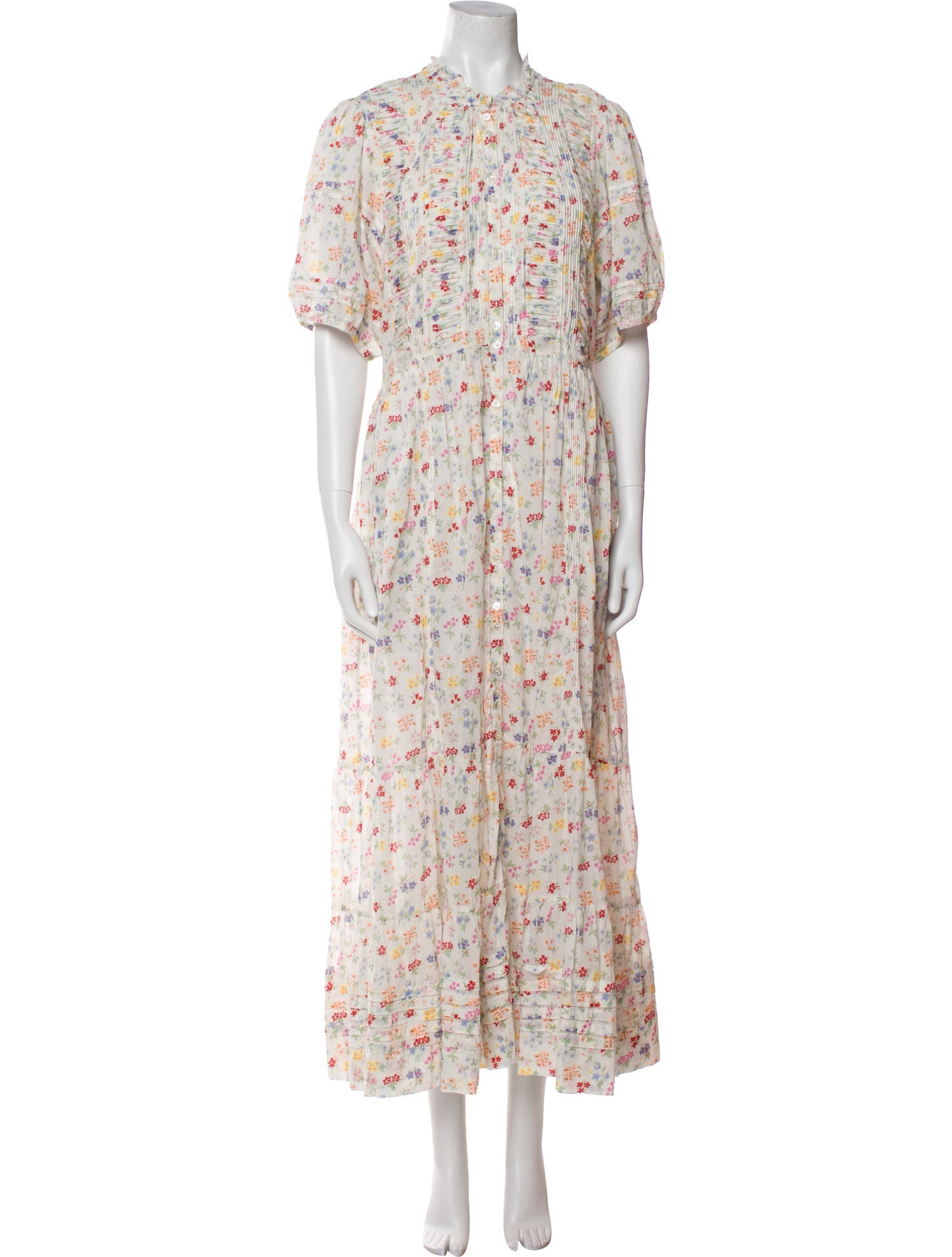 DÔEN Floral Print Long Dress
