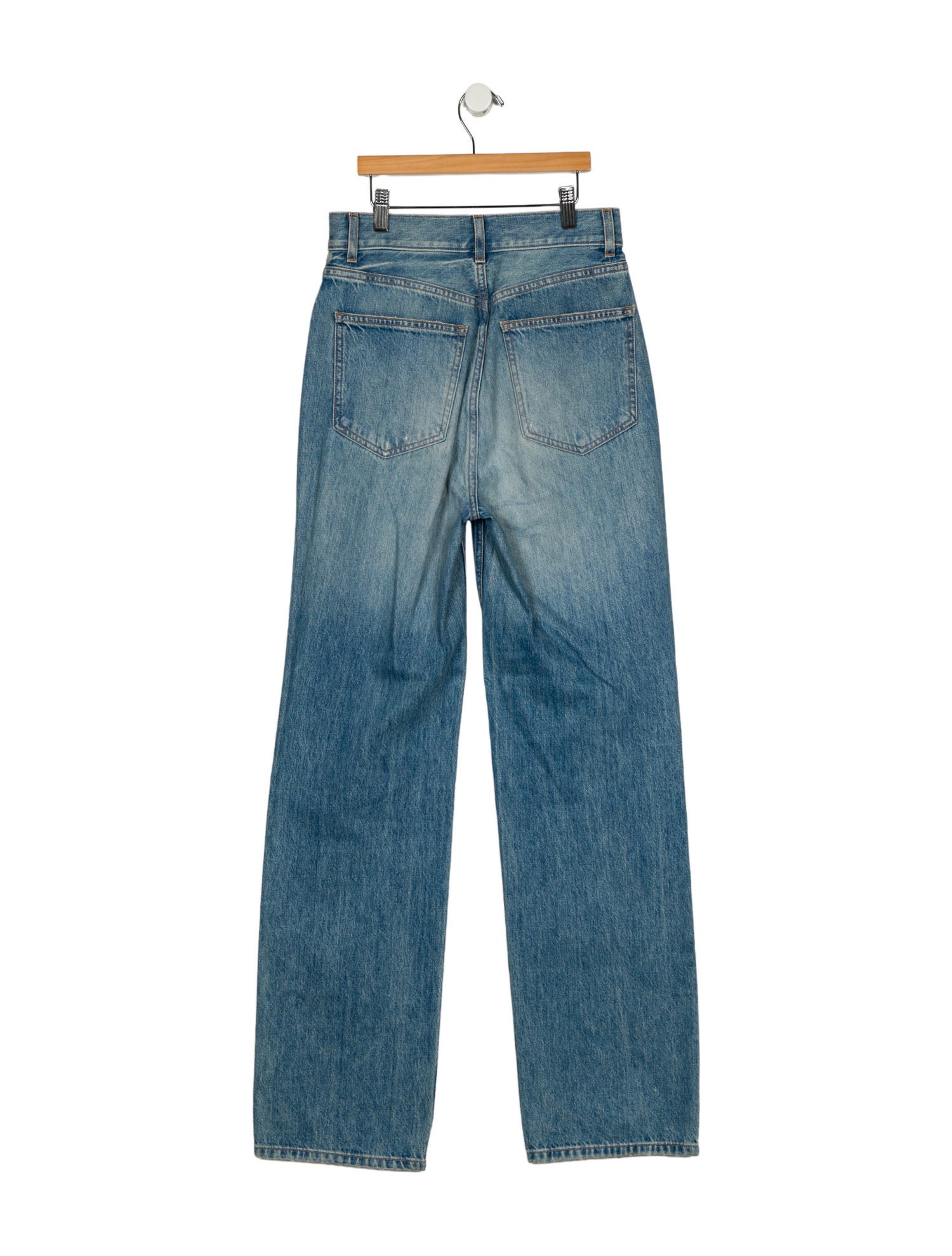 DÔEN High-Rise Straight Leg Jeans