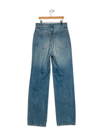 DÔEN High-Rise Straight Leg Jeans