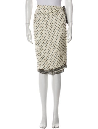 DÔEN Printed Knee-Length Skirt