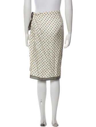 DÔEN Printed Knee-Length Skirt