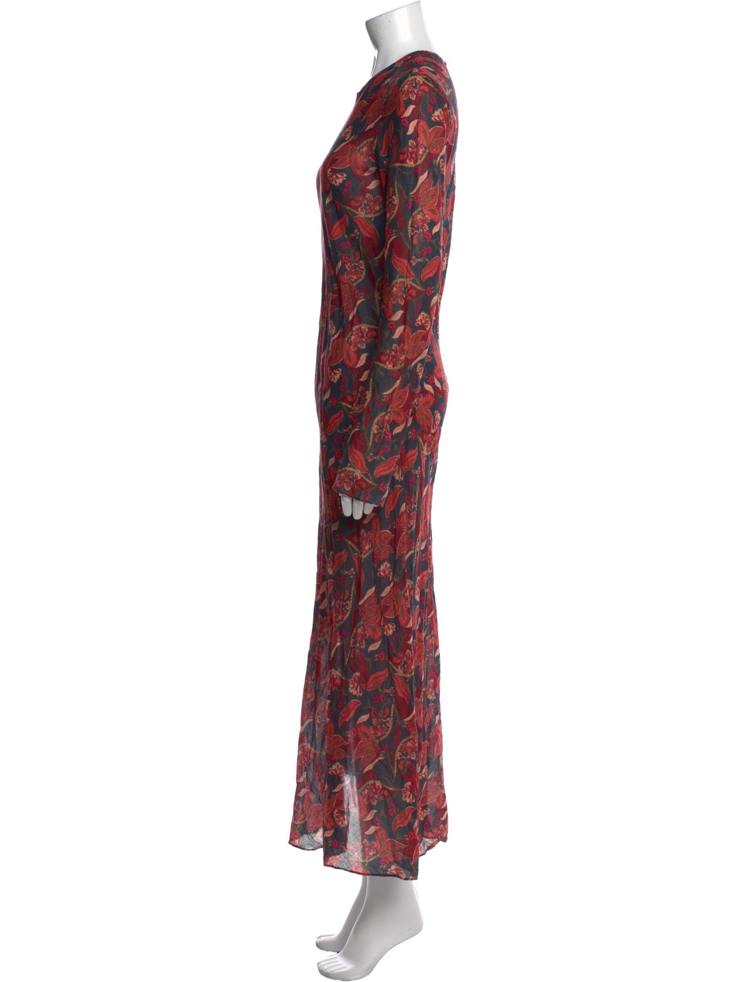 DÔEN Floral Print Long Dress