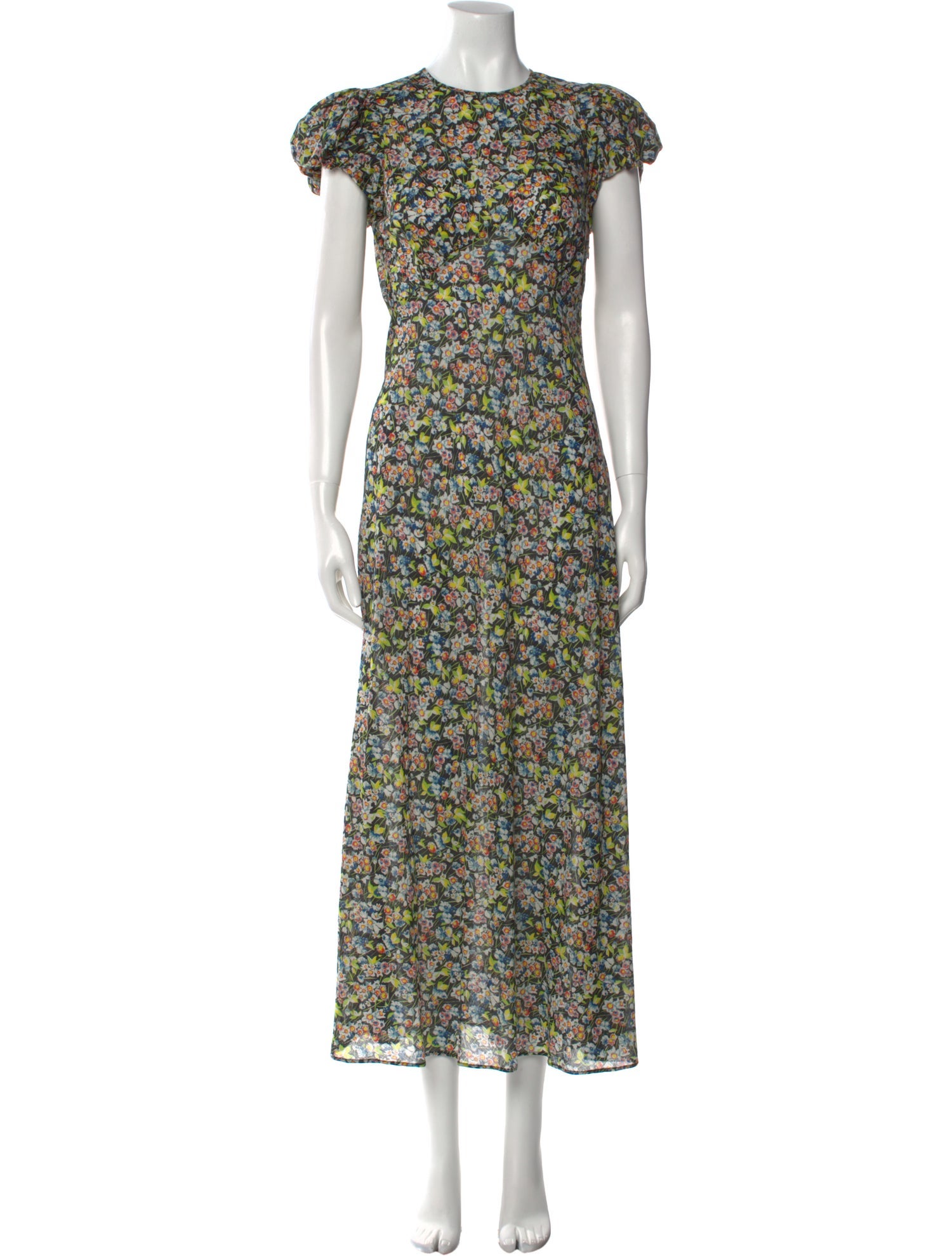 DÔEN Floral Print Long Dress