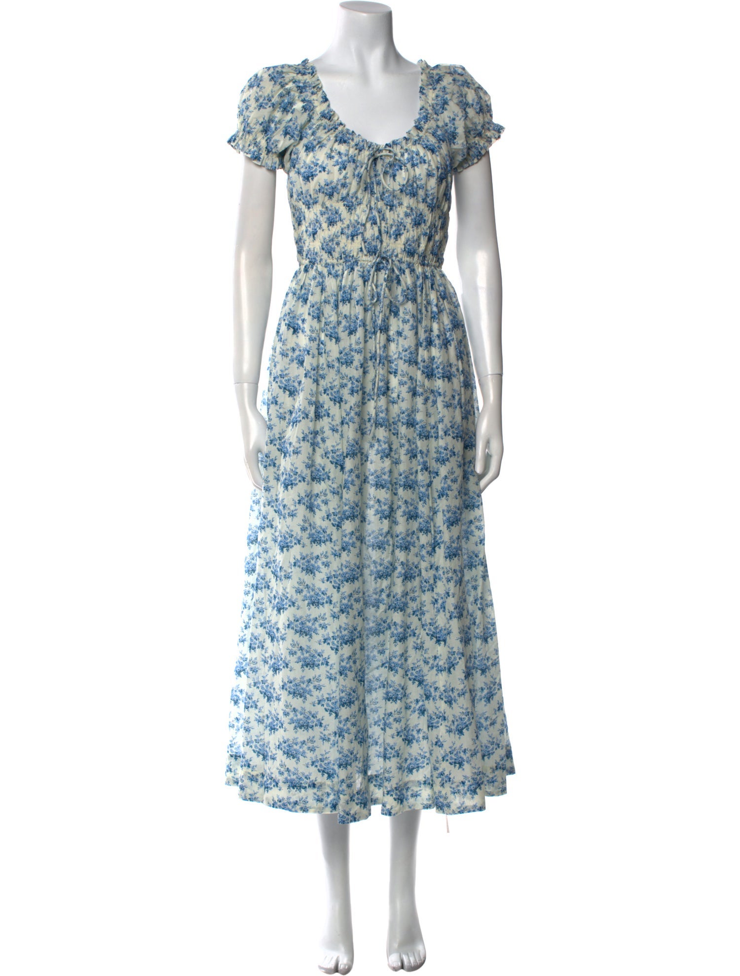 DÔEN Floral Print Long Dress