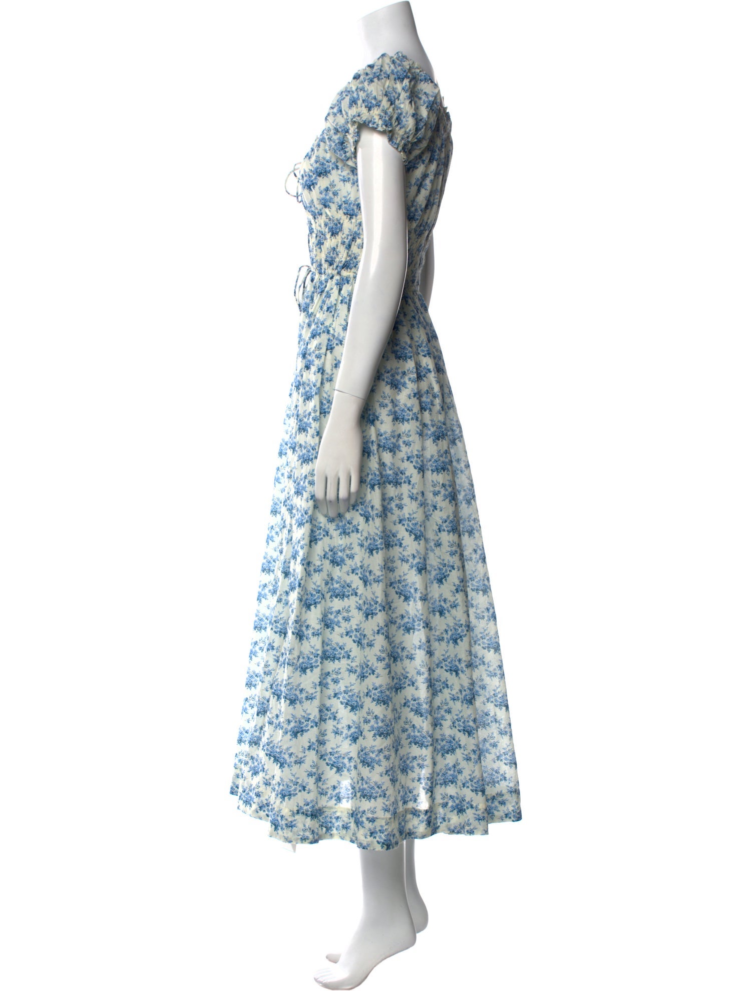 DÔEN Floral Print Long Dress